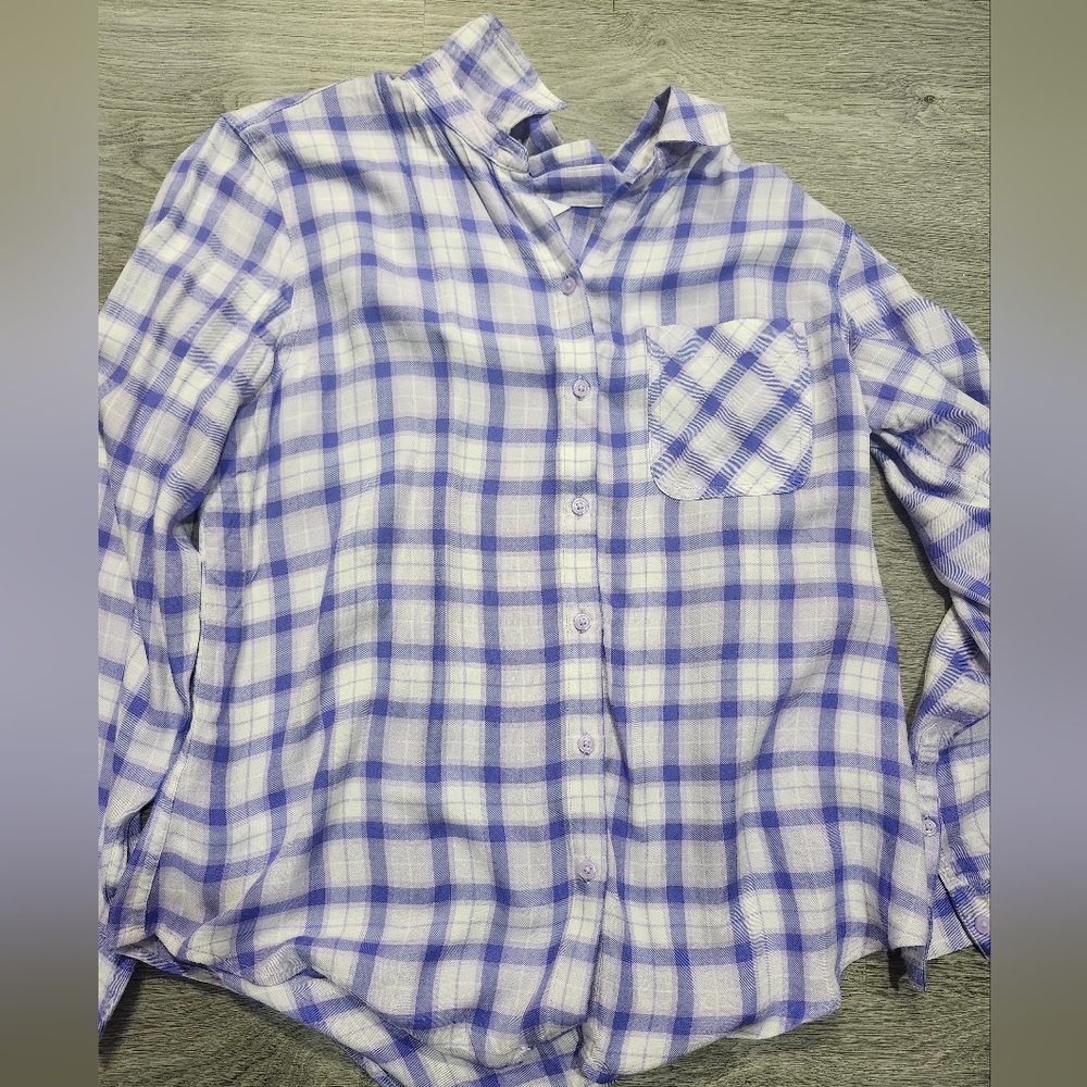 Olivia Rodrigo Sour Upcycled Tee Flannel Shirt View 2